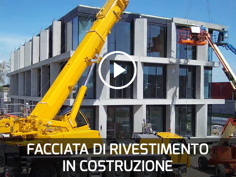 Facciate di rivestimento, architetture particolari